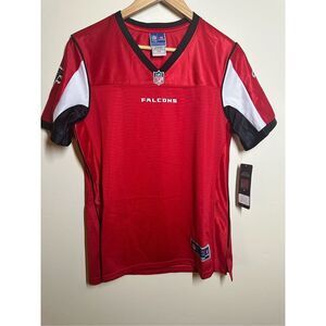 NFL Atlanta Falcons Women’s Red and White Jersey Size Small or XL New